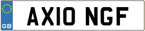 Truck License Plate